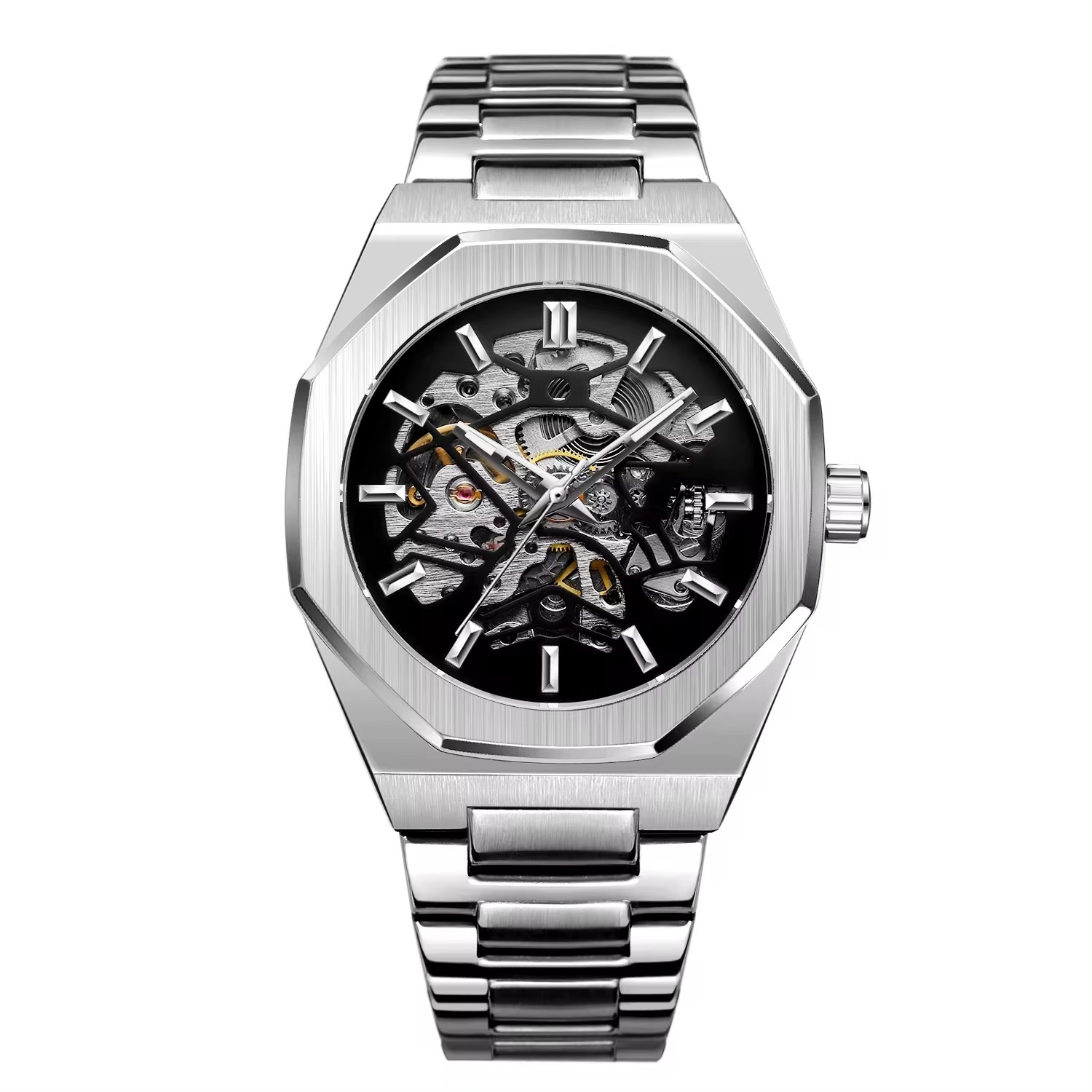 Luxury Watch Trading - Forsining 344D Lüks Hollow Otomatik Mekanik
