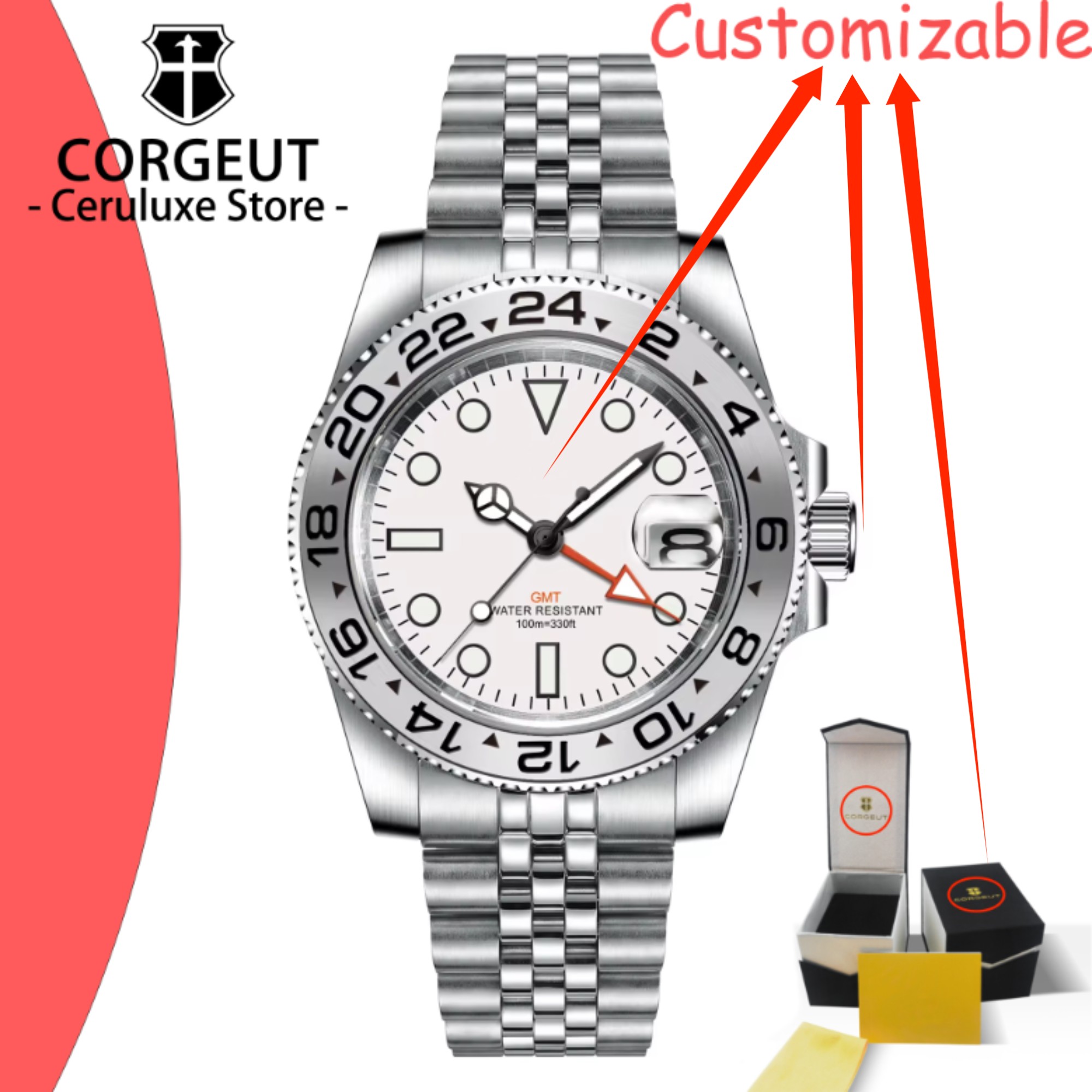 Luxury Watch Brands Logo - ÖZEL Logo 40mm 515 GMT Kuvars