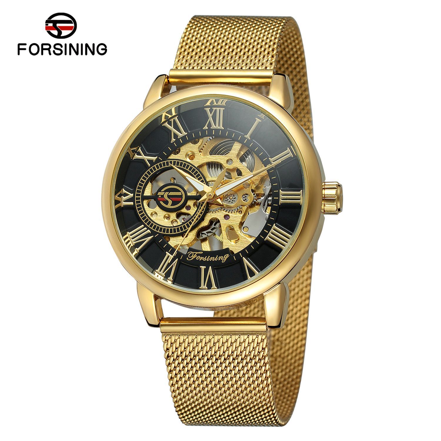 Luxury Watch Brands Logo - Forsining üst marka şeffaf kılıf moda