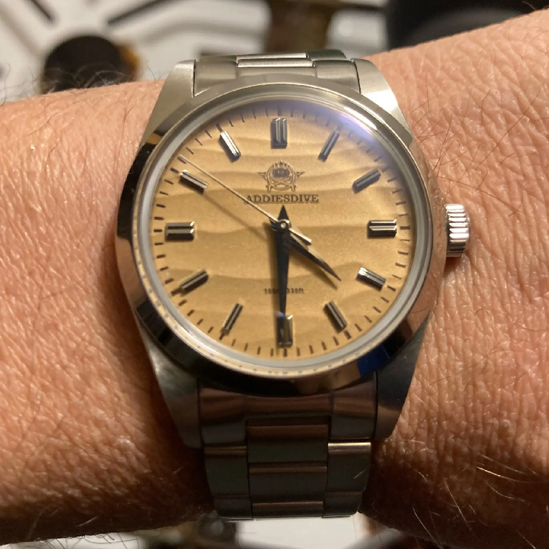 Luxury Watch Drawing - ADDIESDIVE Yeni 36MM Quartz saat Erkekler