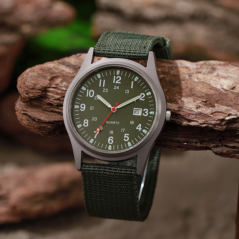 Field Watch Military - Yeni kanvas giyim erkek saati gündelik