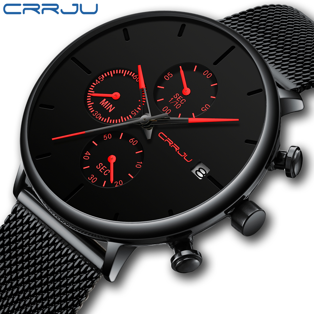 Luxury Watch Unique - CRRJU Mens saatler lüks spor kol