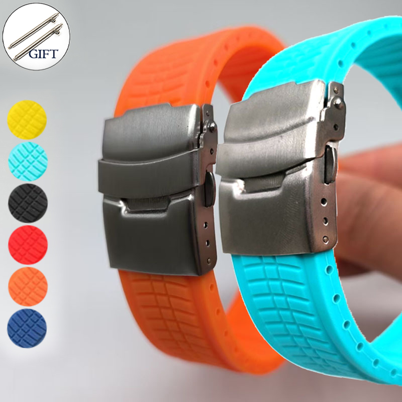 Luxury Watch Online - Silikon saat kayışı evrensel hızlı bırakma