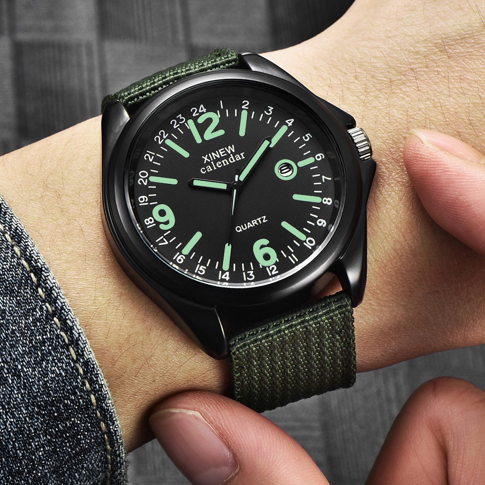 Askeri Mens Quartz saat siyah  - Luxury Watch Black incelemesi ve fiyatı