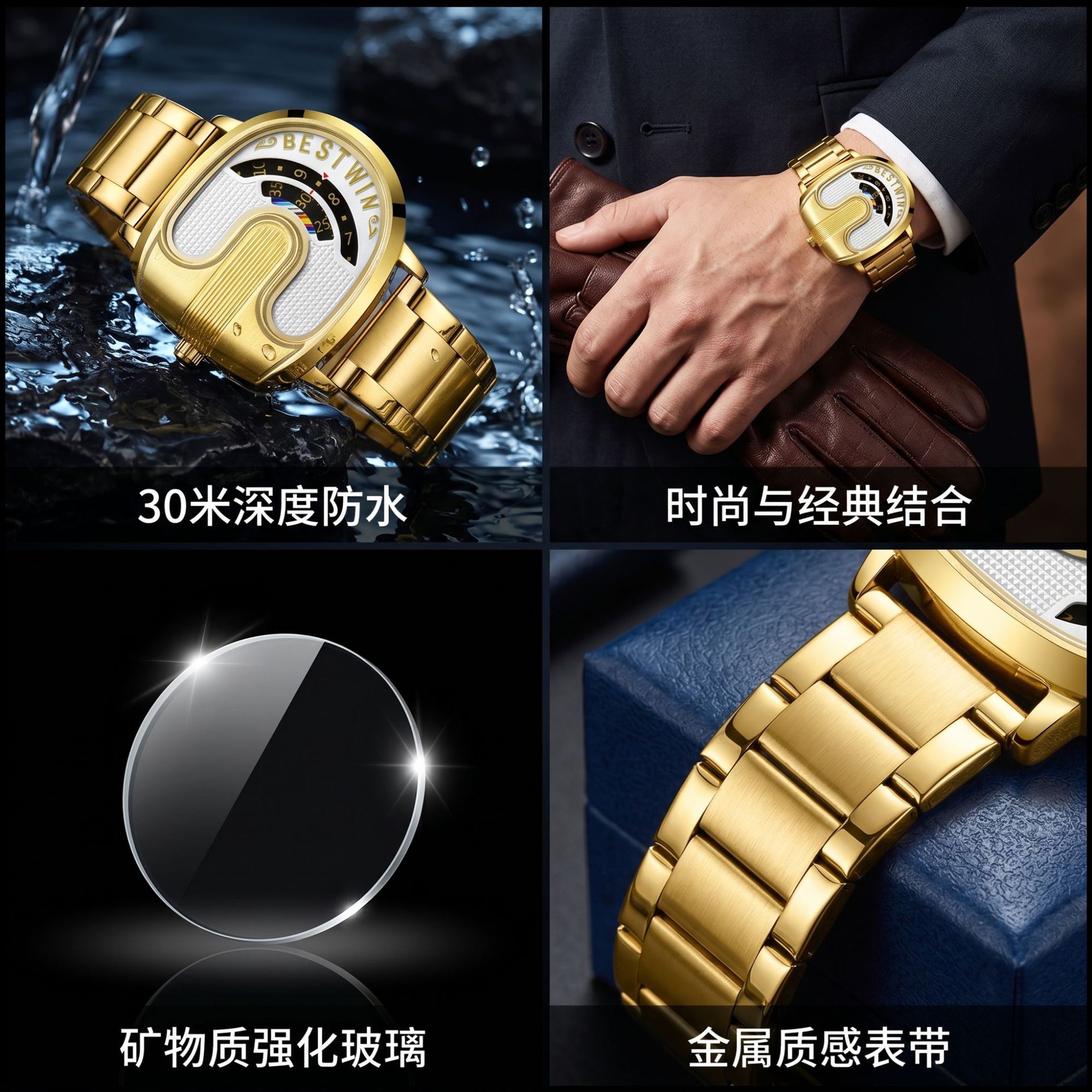 Altın Üst Düzey Marka Lüks Erk - Luxury Watch Unique incelemesi ve fiyatı