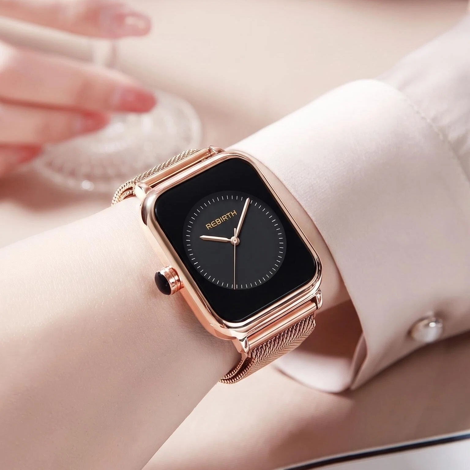 Hafif Lüks Kare Kadın Saati, G - Luxury Watch Black incelemesi ve fiyatı