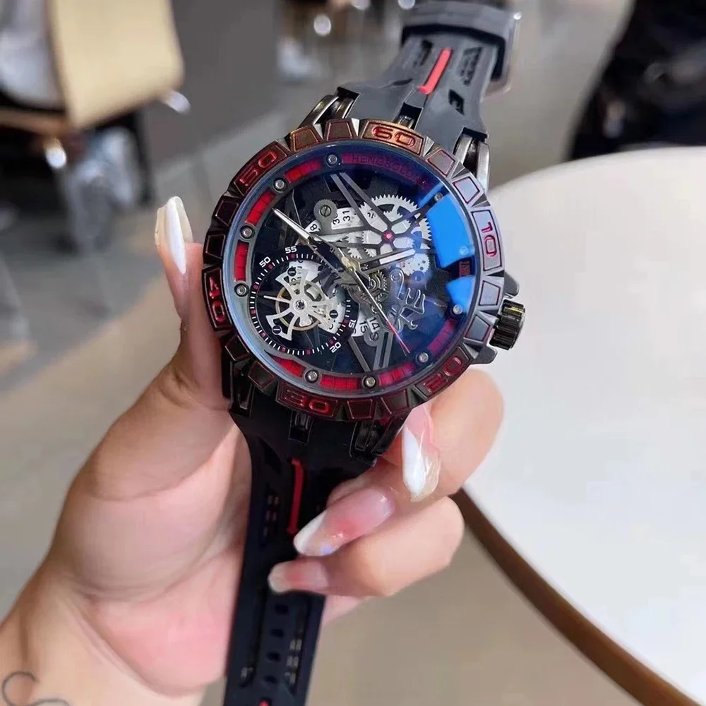 3D Kuvars Saatler Erkekler Lük - Luxury Watch Rubber Strap incelemesi ve fiyatı