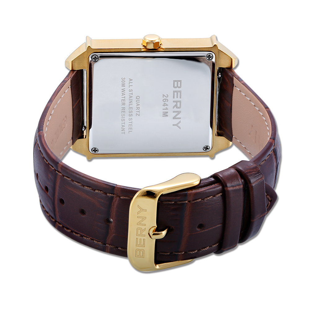 BERNY 6P25 Quartz saat erkekle - Cartier Watch Tank incelemesi ve fiyatı