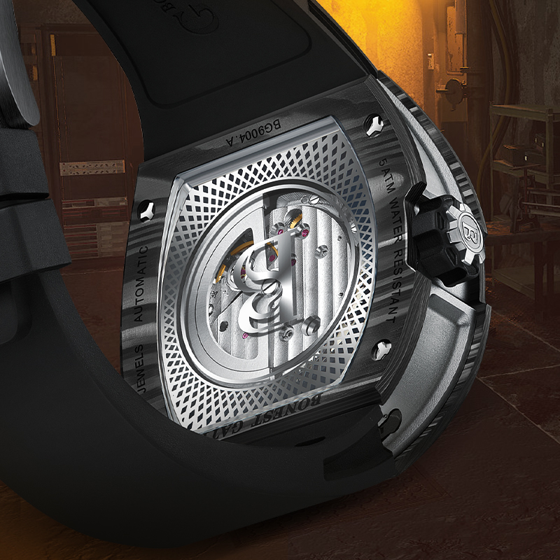 BONEST GATTI Erkek Mekanik Saa - Luxury Watch Rubber Strap incelemesi ve fiyatı