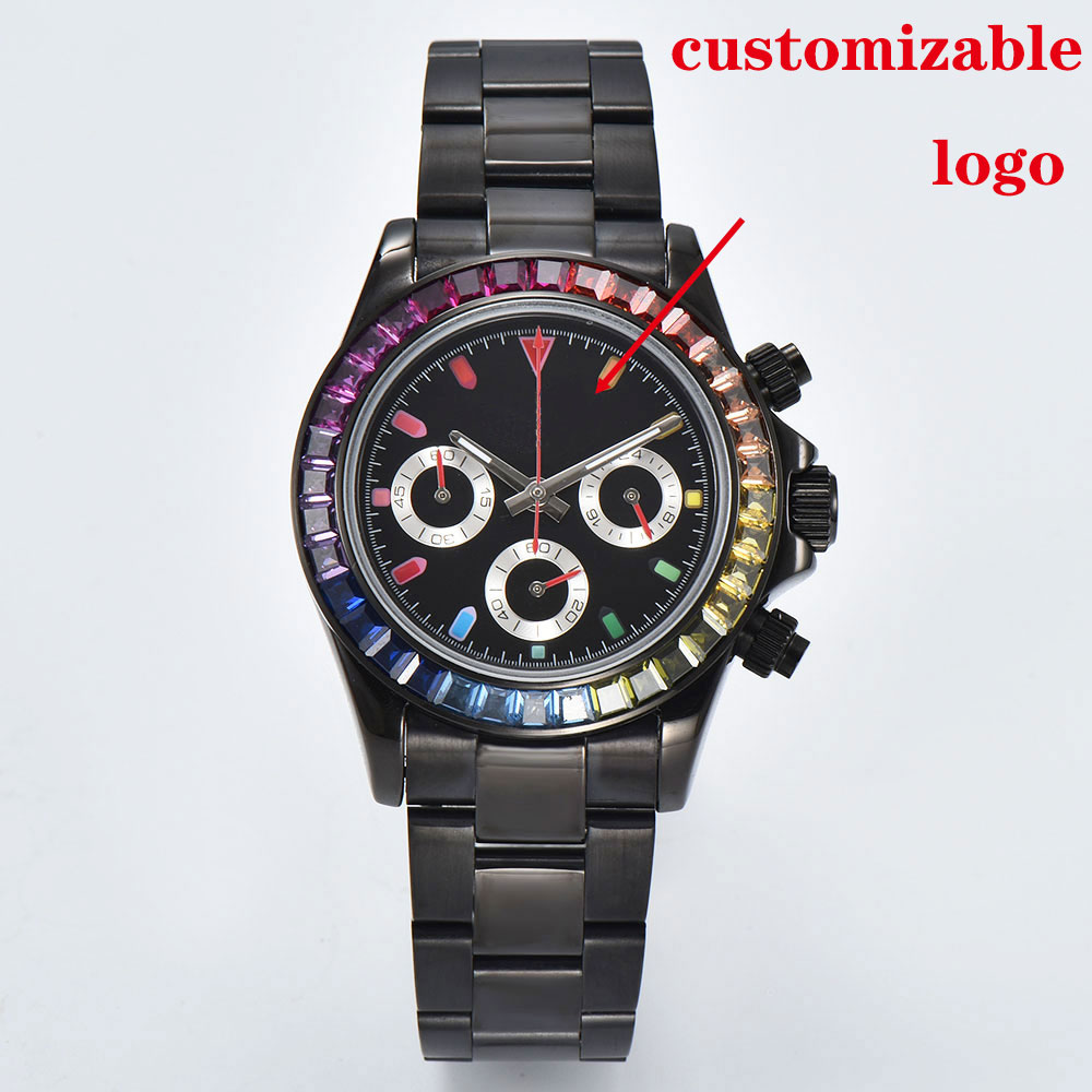 Lüks 39mm Siyah Erkek Saati, V - Luxury Watch Black incelemesi ve fiyatı