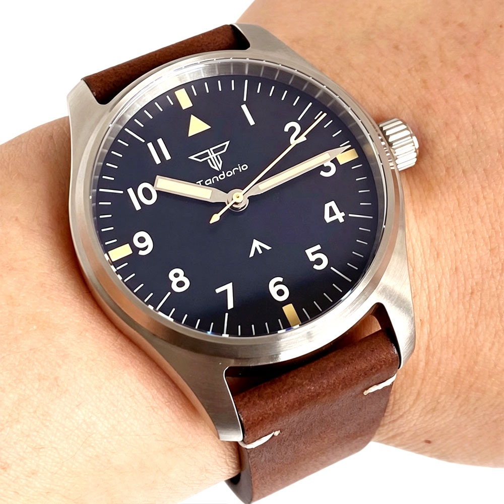 Tandorio 39mm Pilot Paslanmaz  - Luxury Watch Longines incelemesi ve fiyatı
