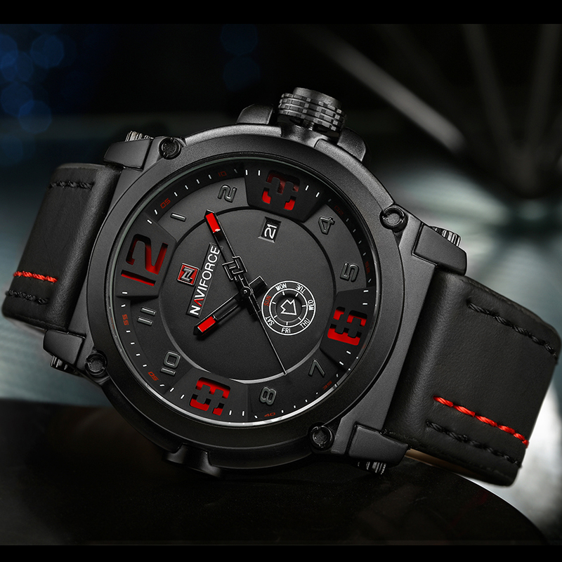 Üst Marka Lüks NAVIFORCE Erkek - Field Watch Military incelemesi ve fiyatı