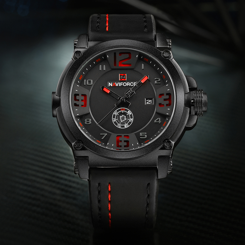Üst Marka Lüks NAVIFORCE Erkek - Field Watch Military incelemesi ve fiyatı