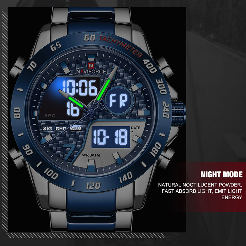 NAVIFORCE lüks marka erkek ada - Field Watch Military incelemesi ve fiyatı