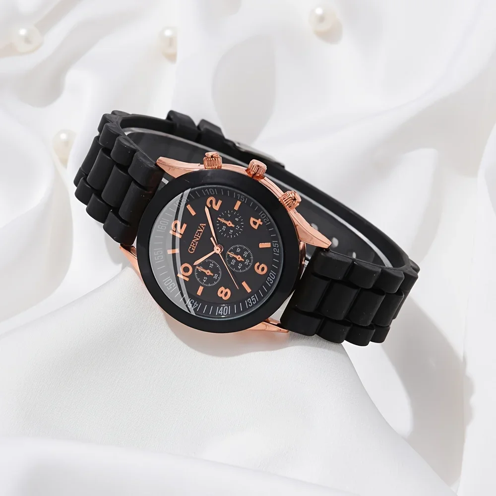 2 adet lüks kadın saati seti m - Luxury Watch Rubber Strap incelemesi ve fiyatı