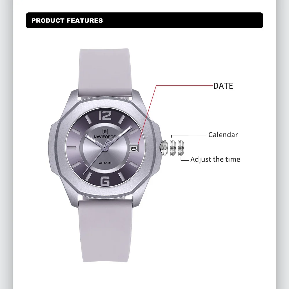 NAVIFORCE 7107 Kadınlar için I - Luxury Watch Black incelemesi ve fiyatı