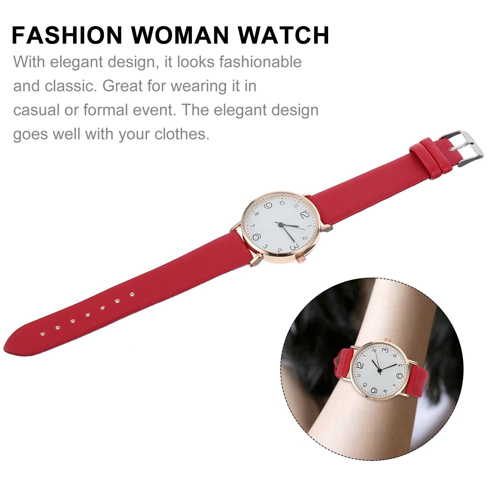 Premium Kayışlı Kadın Saati, S - Luxury Watch Events incelemesi ve fiyatı