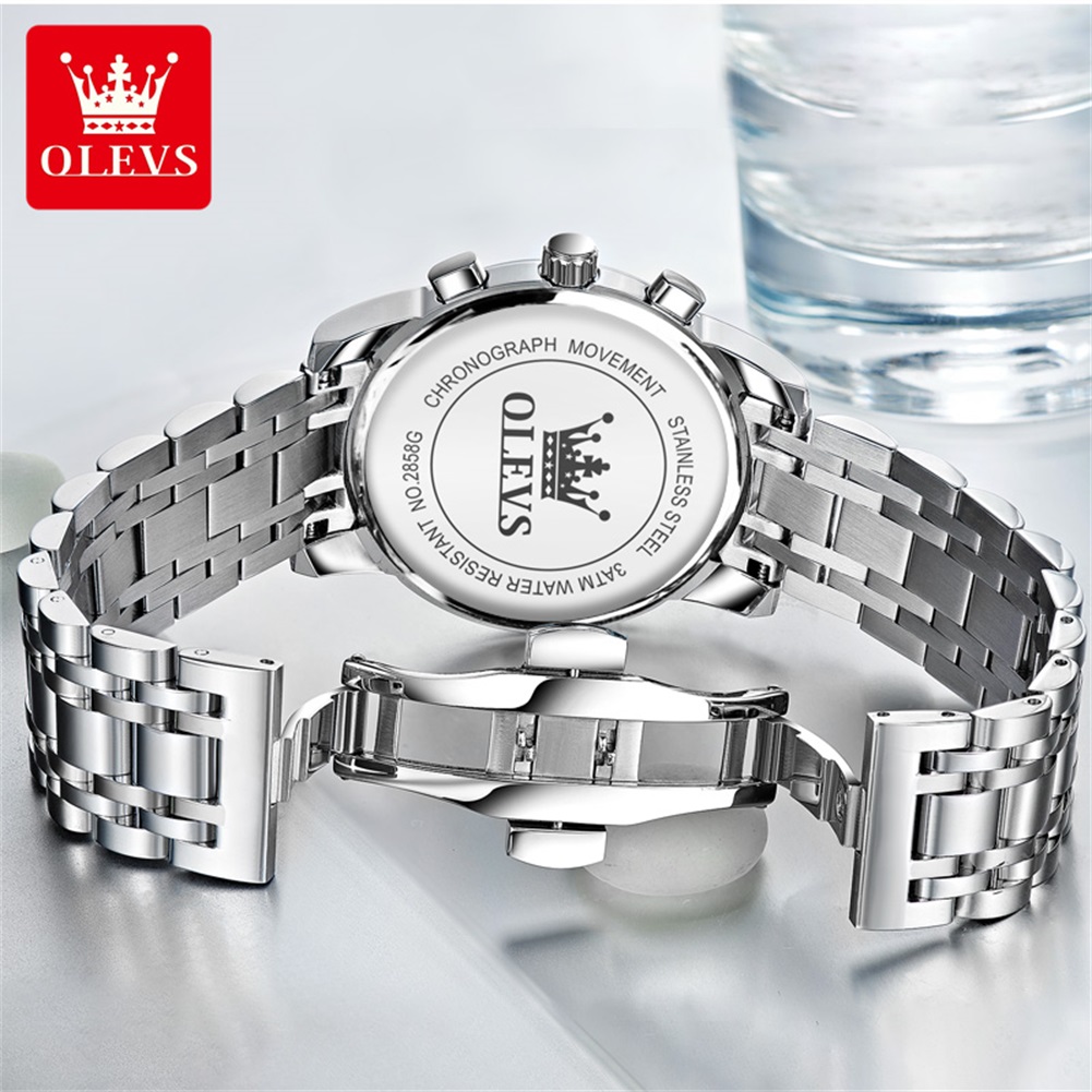 OLEVS Popüler erkek saatleri p - Luxury Watch Black incelemesi ve fiyatı