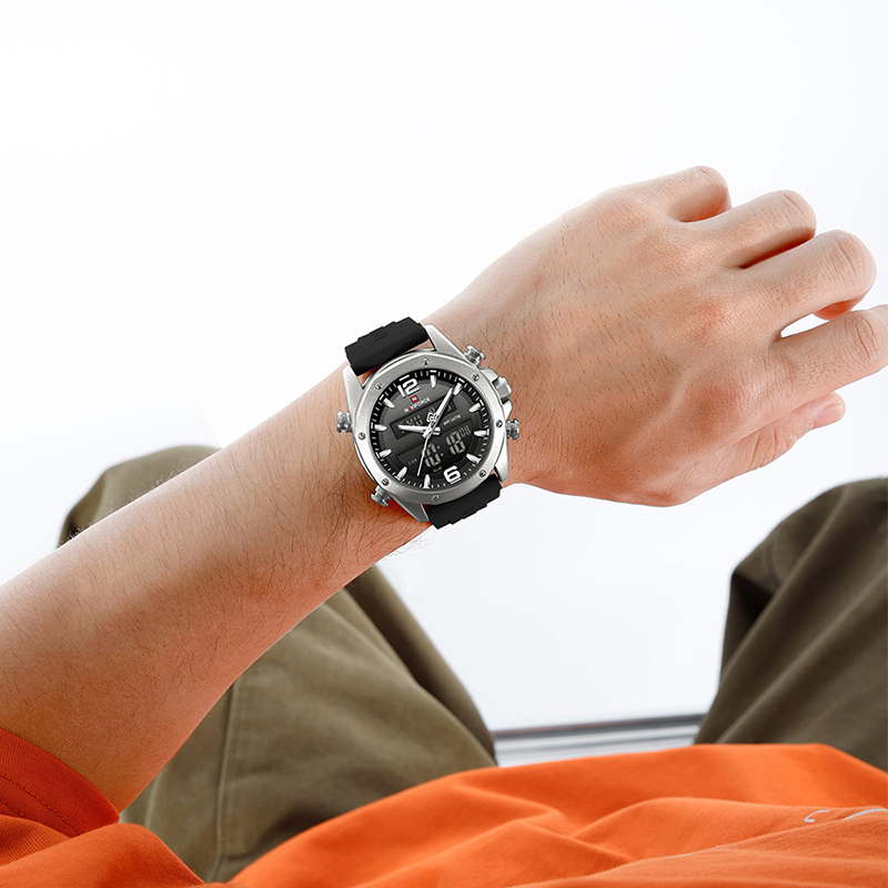 NAVIFORCE Erkekler Kuvars LCD  - Field Watch Military incelemesi ve fiyatı
