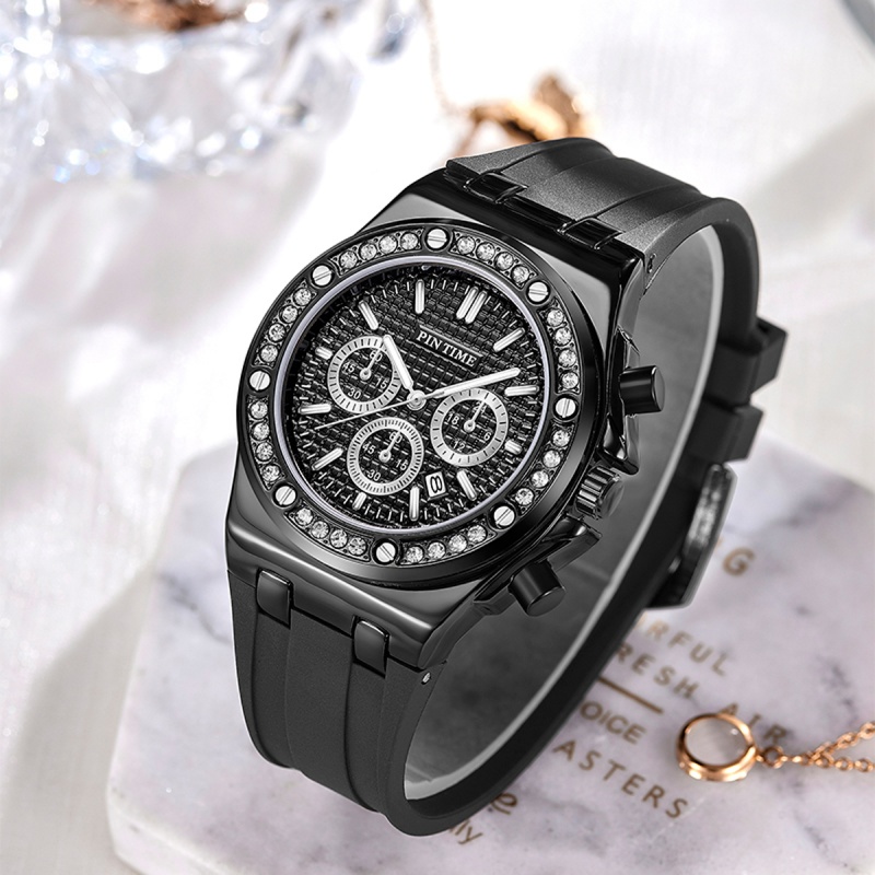 Yeni Kadın Saati Elmas Çerçeve - Luxury Watch Black incelemesi ve fiyatı