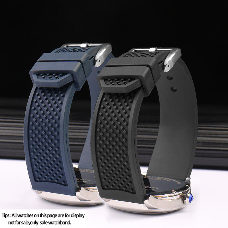 Flororubber saat kayışı 23mm 2 - Cartier Watch Tank incelemesi ve fiyatı