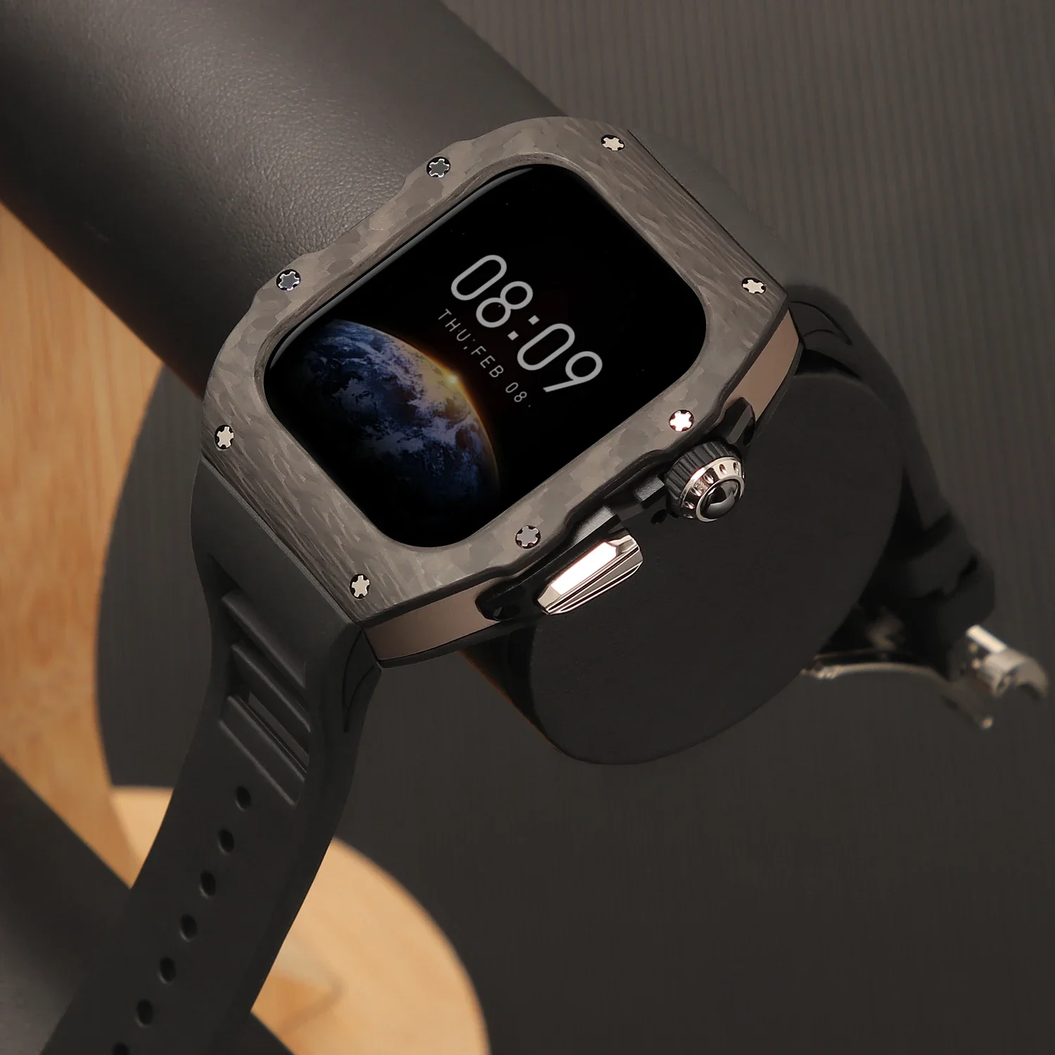 Apple Watch 10 42mm 46mm için  - Luxury Watch Rubber Strap incelemesi ve fiyatı