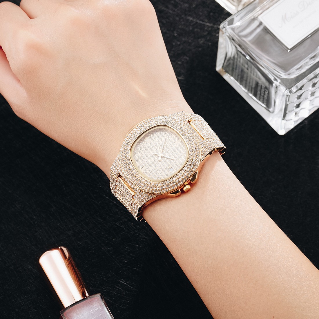 Yeni Moda Tam Elmaslı Erkek Sa - Luxury Watch Trading incelemesi ve fiyatı