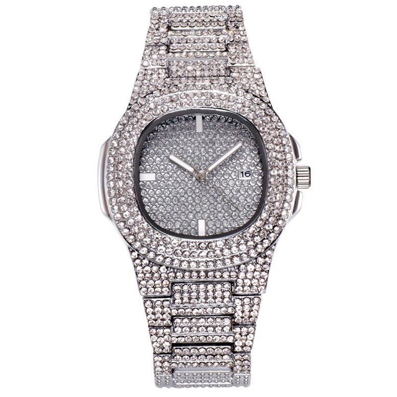 Yeni Moda Tam Elmaslı Erkek Sa - Luxury Watch Trading incelemesi ve fiyatı