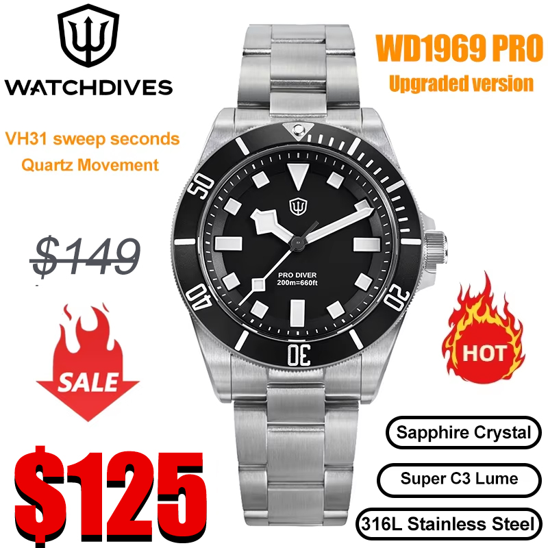 Watchdives WD1969 Pro 38mm Kuv - Luxury Watch Longines incelemesi ve fiyatı
